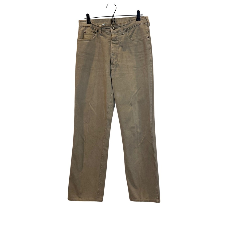 Calvin Klein Jeans Mens 30x31 Tan Vintage Made in USA Straight Leg Pants Retro